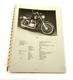 Triumph TSX Parts catalogue (99-7581)
