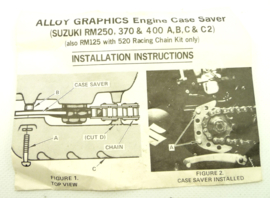 Suzuki SP370 / RM125  Dural engine case protector