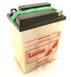 Lucas battery 6-volt motorcycle type B38-6A