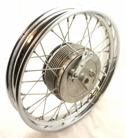 Velorex side-car wheel, wide rim 2.15-16" complete (620 51 360 + 620 51 260)