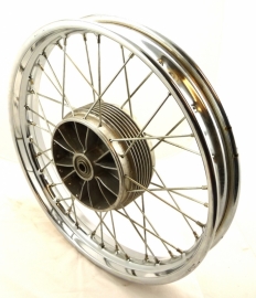Jawa / CZ wheel 2.15x18" without brake plate (634 56 120 / 487 56 110)      Genuine Jawa_CZ
