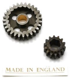 Commando 750-850 1st gear set, Partno. 04 0115 + 04 0026