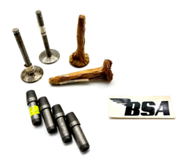 BSA A50   Set of valves & guides   Opn. 68-0168/0169/0159