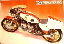Yamaha YRZ 750 genuine poster