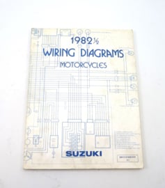 Suzuki Wiring Diagrams Manual 1982 for 43 types  (99512-01820-01E)