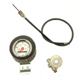 Babetta Moped Speedometer assy complete incl. cable + speedo-drive