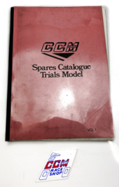 CCM TR350 Spare parts catalogue vol 1.