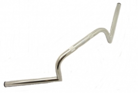 Chrome plated handle-bars "Clubman"  ideal for cafe-racer
