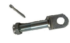 Eyebolt + lock nut  M14 x 60