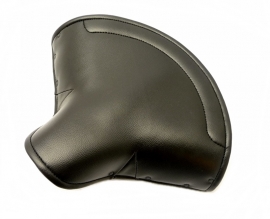 LYCETT  type seat cover for front spring saddle c/w original Lycette badge