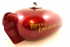 Royal Enfield Bullet 350-500 petrol tank Maroon   c.w. locking cap  Opn.836080