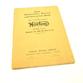 Genuine works manual Norton singles & twins 1959