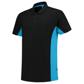 Tricorp poloshirt Bicolor borstzak 202002/TP2000 met bedrukking