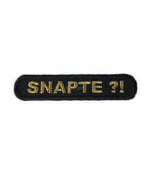 Oeteldonk embleem  "Snapte ?!" goud