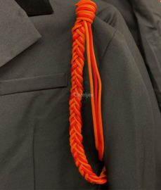 Kielegat paracord erekoord rood oranje