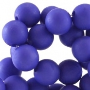 Acryl kralen mat rond 8 mm Dazzling blue