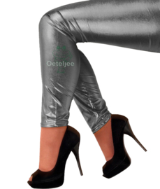 Legging metallic antraciet