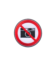 Embleem "no picture please"