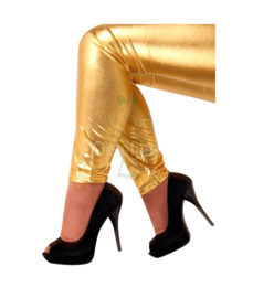 Legging metallic goud