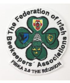 Borduren emblemen voor The Federation of Irish Beekeepers Associations