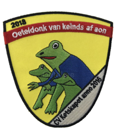 Borduren emblemen CV Ketskapot 2018