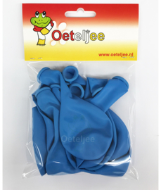 Ballonnen set blauw 10 stuks