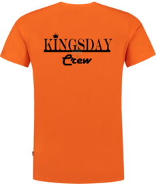 Oranje Koningsdag t-shirt "Kingsday Crew "
