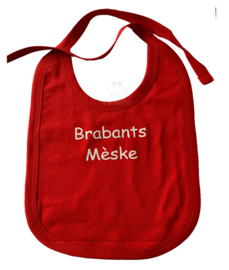 Brabants slabbetje met opdruk Brabants Mèske