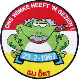 Borduren emblemen "Ons Wimke...."