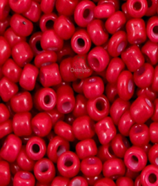 Rocailles 4mm rood