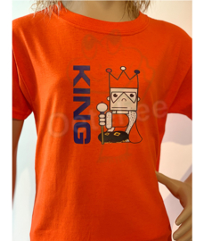 Oranje Koningsdag shirt jongen opdruk King