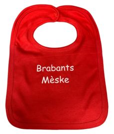 Brabants slabbetje met opdruk Brabants Mèske