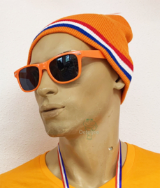 Koningsdag zonnebril oranje