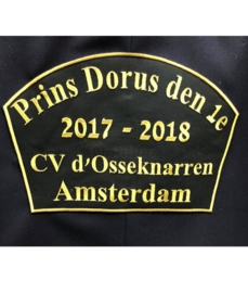 Borduren embleem CV d'Osseknarren Amsterdam