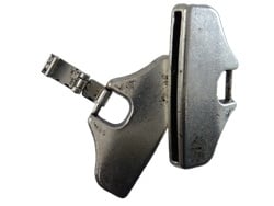 Slot/sluiting metaal oudzilverkleur voor 30 mm band/leer