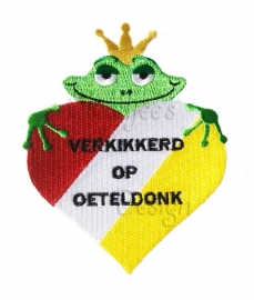 Carnavalsembleem "Verkikkerd op Oeteldonk"