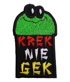 Oeteldonk embleem "Krek nie gek"