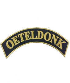 Embleem Oeteldonk boog goud 30 cm