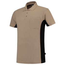 Tricorp poloshirt Bicolor borstzak 202002/TP2000 met bedrukking