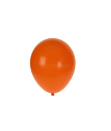 Helium ballon oranje (10 stuks)