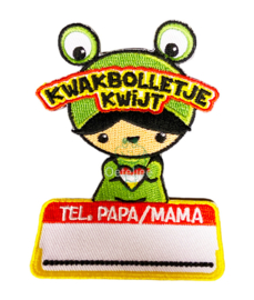 Oeteldonk embleem "Kwakbolletje kwijt"