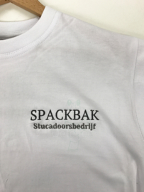 Borduren bedrijfskleding Spackbak Stucadoorsbedrijf