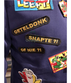 Oeteldonk embleem  "Snapte ?!" goud