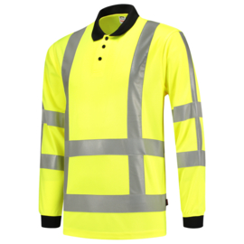 Tricorp poloshirt RWS Birdseye lange mouw 203005 met bedrukking