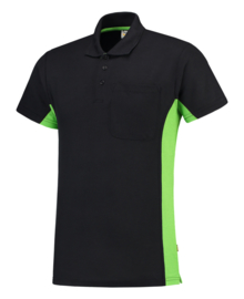 Tricorp poloshirt Bicolor borstzak 202002/TP2000 met bedrukking