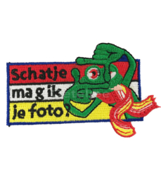 Oeteldonk embleem "Schatje mag ik je foto"