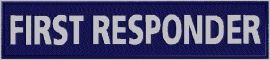 Geborduurde badge First responder