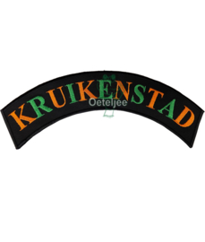 Kruikenstad rugembleem groot (28 cm)