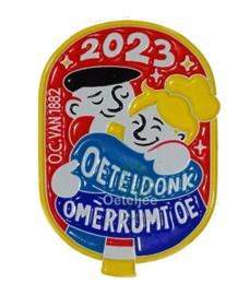 Pin  / speldje Oeteldonksche Club 2023 "Oeteldonk Omèrrumt oe"