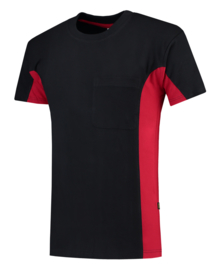 Tricorp T-shirt bicolor borstzak 102002/TT2000 met bedrukking